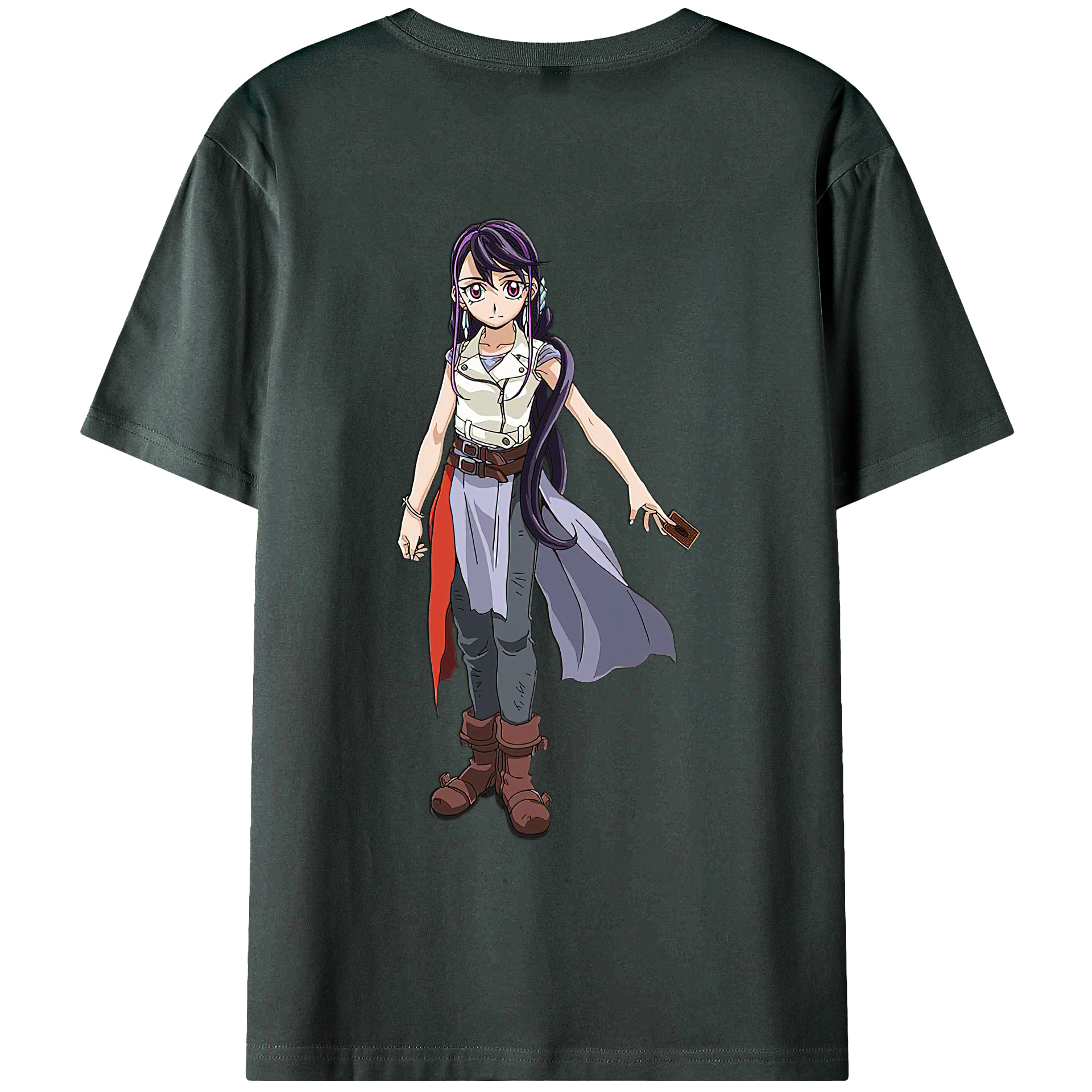 （画像用） 遊☆戯☆王 Yu-Gi-Oh! 綿100％ メンズ半袖Tシャツ（バックプリント） 通気性